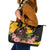 Australia Melbourne Cup Day Leather Tote Bag Horse Racing Trophy With Roses - Wonder Print Shop