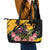 Australia Melbourne Cup Day Leather Tote Bag Horse Racing Trophy With Roses - Wonder Print Shop