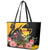 Australia Melbourne Cup Day Leather Tote Bag Horse Racing Trophy With Roses - Wonder Print Shop