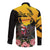 Personalised Australia Melbourne Cup Day Long Sleeve Button Shirt Horse Racing Trophy With Roses - Wonder Print Shop