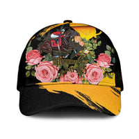 Australia Melbourne Cup Day Mesh Trucker Cap Horse Racing Trophy With Roses - Wonder Print Shop