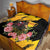 Australia Melbourne Cup Day Quilt Horse Racing Trophy With Roses - Wonder Print Shop