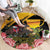 Australia Melbourne Cup Day Round Carpet Horse Racing Trophy With Roses - Wonder Print Shop