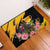 Australia Melbourne Cup Day Rubber Doormat Horse Racing Trophy With Roses - Wonder Print Shop