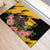 Australia Melbourne Cup Day Rubber Doormat Horse Racing Trophy With Roses - Wonder Print Shop