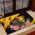Australia Melbourne Cup Day Rubber Doormat Horse Racing Trophy With Roses - Wonder Print Shop