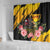 Australia Melbourne Cup Day Shower Curtain Horse Racing Trophy With Roses - Wonder Print Shop
