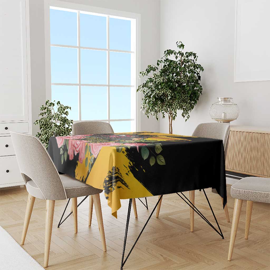 Australia Melbourne Cup Day Tablecloth Horse Racing Trophy With Roses - Wonder Print Shop