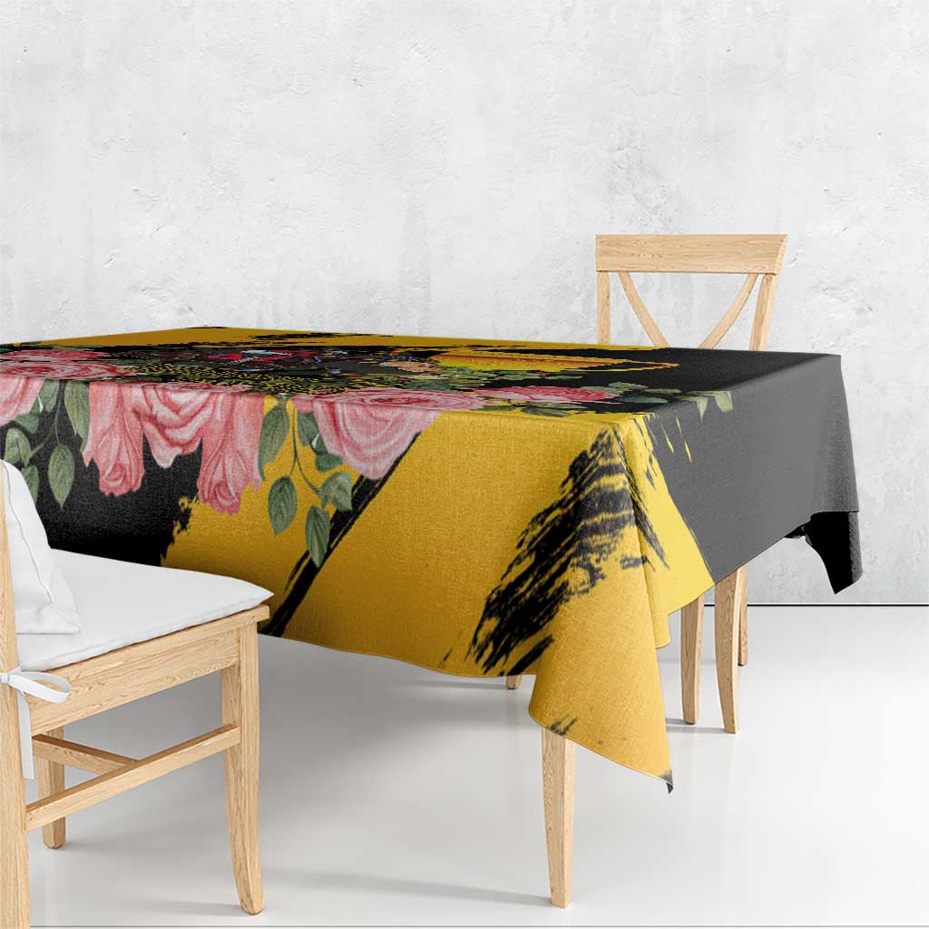 Australia Melbourne Cup Day Tablecloth Horse Racing Trophy With Roses - Wonder Print Shop