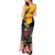 Personalised Australia Melbourne Cup Day Tank Maxi Dress Horse Racing Trophy With Roses - Wonder Print Shop
