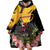 Personalised Australia Melbourne Cup Day Wearable Blanket Hoodie Horse Racing Trophy With Roses - Wonder Print Shop