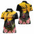 Personalised Australia Melbourne Cup Day Women Polo Shirt Horse Racing Trophy With Roses - Wonder Print Shop