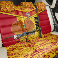 Custom Papua New Guinea Rugby Back Car Seat Cover 2023 Go Kumuls Pacific Dynamic Style - Wonder Print Shop