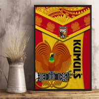 Custom Papua New Guinea Rugby Canvas Wall Art 2023 Go Kumuls Pacific Dynamic Style - Wonder Print Shop