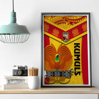 Papua New Guinea Rugby Canvas Wall Art 2023 Go Kumuls Pacific Dynamic Style - Wonder Print Shop