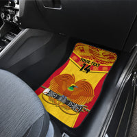 Custom Papua New Guinea Rugby Car Mats 2023 Go Kumuls Pacific Dynamic Style - Wonder Print Shop
