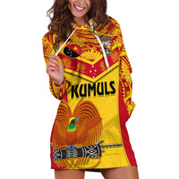 Custom Papua New Guinea Rugby Hoodie Dress 2023 Go Kumuls Pacific Dynamic Style - Wonder Print Shop