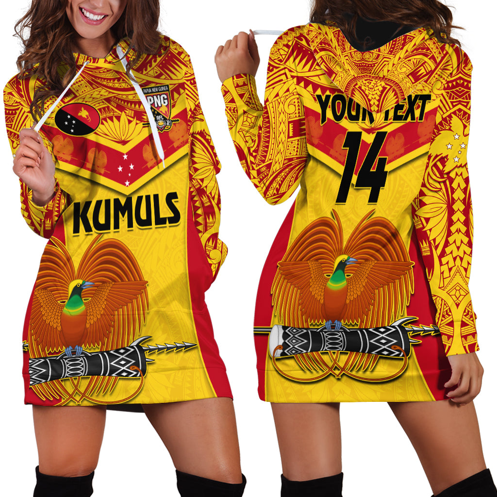 Custom Papua New Guinea Rugby Hoodie Dress 2023 Go Kumuls Pacific Dynamic Style - Wonder Print Shop