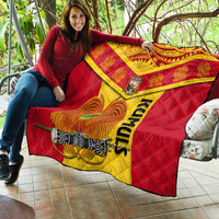 Papua New Guinea Rugby Quilt 2023 Go Kumuls Pacific Dynamic Style - Wonder Print Shop