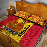 Custom Papua New Guinea Rugby Quilt Bed Set 2023 Go Kumuls Pacific Dynamic Style - Wonder Print Shop