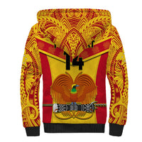 Custom Papua New Guinea Rugby Sherpa Hoodie 2023 Go Kumuls Pacific Dynamic Style - Wonder Print Shop