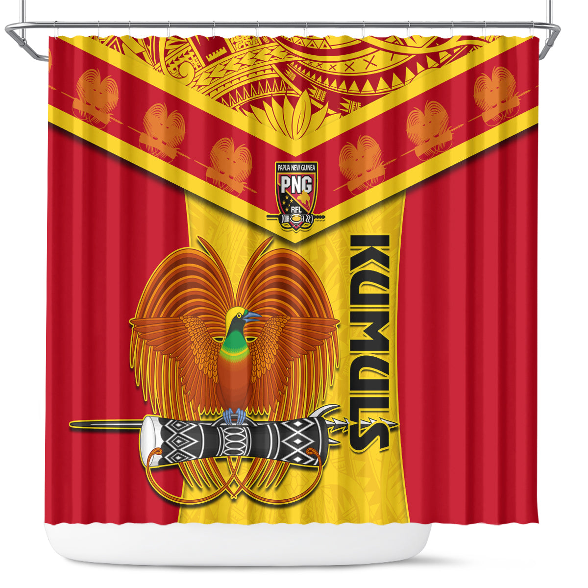 custom-papua-new-guinea-rugby-shower-curtain-2023-go-kumuls-pacific-dynamic-style
