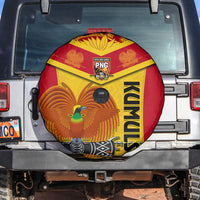 Custom Papua New Guinea Rugby Spare Tire Cover 2023 Go Kumuls Pacific Dynamic Style - Wonder Print Shop