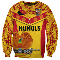 Custom Papua New Guinea Rugby Sweatshirt 2023 Go Kumuls Pacific Dynamic Style - Wonder Print Shop