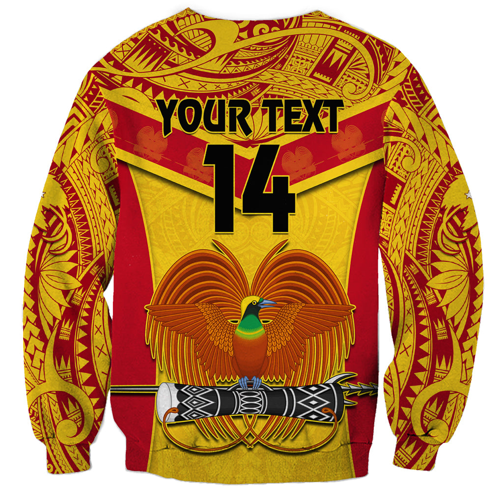 Custom Papua New Guinea Rugby Sweatshirt 2023 Go Kumuls Pacific Dynamic Style - Wonder Print Shop