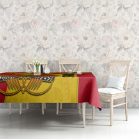 Custom Papua New Guinea Rugby Tablecloth 2023 Go Kumuls Pacific Dynamic Style - Wonder Print Shop