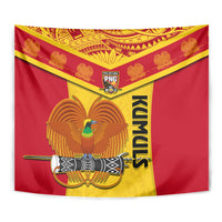 Custom Papua New Guinea Rugby Tapestry 2023 Go Kumuls Pacific Dynamic Style - Wonder Print Shop