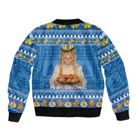 Sweden Christmas Bomber Jacket God Jul! Santa Lucia - Wonder Print Shop
