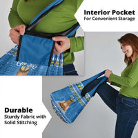 Sweden Christmas Grocery Bag God Jul! Santa Lucia