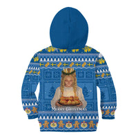 Sweden Christmas Kid Hoodie God Jul! Santa Lucia - Wonder Print Shop
