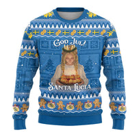 Sweden Christmas Ugly Christmas Sweater God Jul! Santa Lucia - Wonder Print Shop