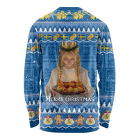 Sweden Christmas Long Sleeve Shirt God Jul! Santa Lucia - Wonder Print Shop
