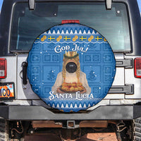Sweden Christmas Spare Tire Cover God Jul! Santa Lucia - Wonder Print Shop