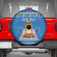 Sweden Christmas Spare Tire Cover God Jul! Santa Lucia - Wonder Print Shop