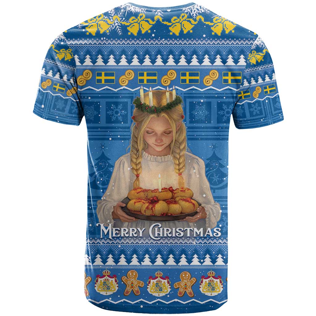 Sweden Christmas T Shirt God Jul! Santa Lucia - Wonder Print Shop