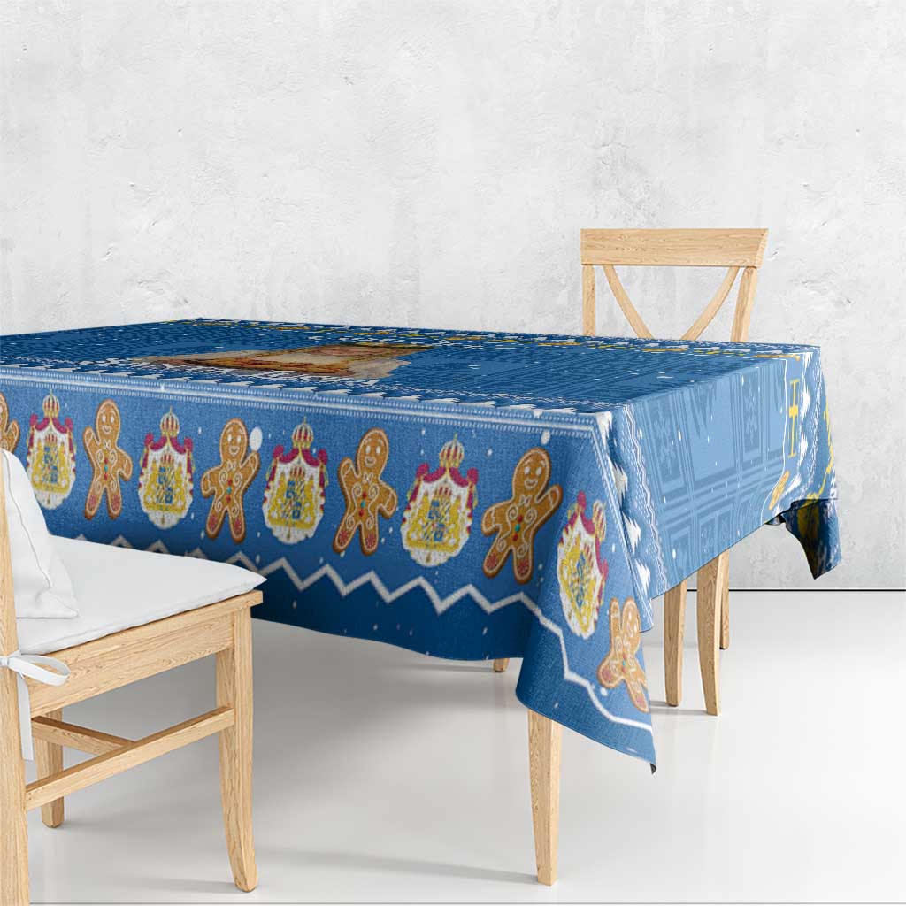 Sweden Christmas Tablecloth God Jul! Santa Lucia - Wonder Print Shop
