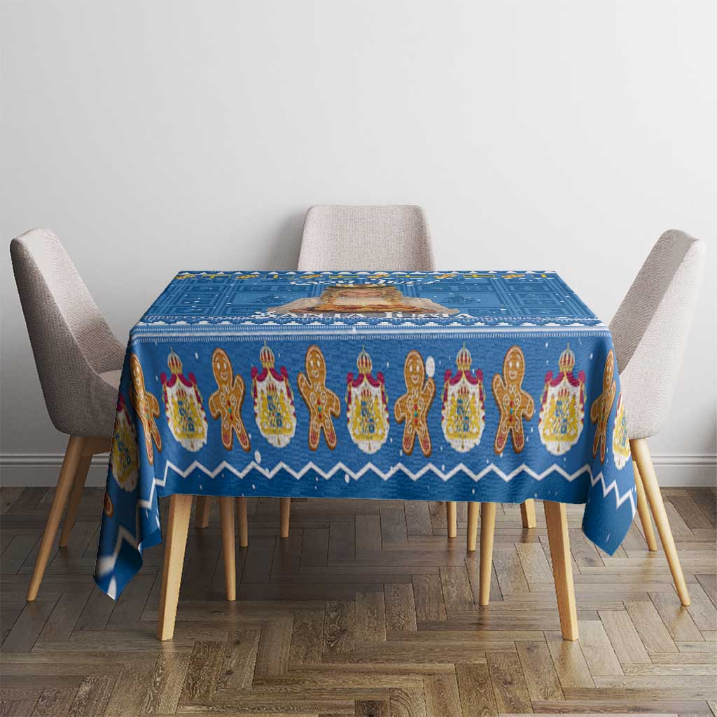 Sweden Christmas Tablecloth God Jul! Santa Lucia - Wonder Print Shop