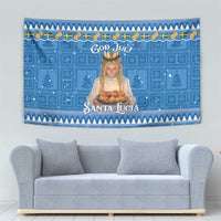Sweden Christmas Tapestry God Jul! Santa Lucia - Wonder Print Shop