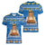 Sweden Christmas Women V-Neck T-Shirt God Jul! Santa Lucia - Wonder Print Shop
