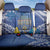 Hanukkah Jewish Festival Back Car Seat Cover It's Lit - Polynesian Pattern - Wonder Print Shop
