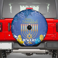 Hanukkah Jewish Festival Spare Tire Cover It's Lit - Polynesian Pattern - Wonder Print Shop