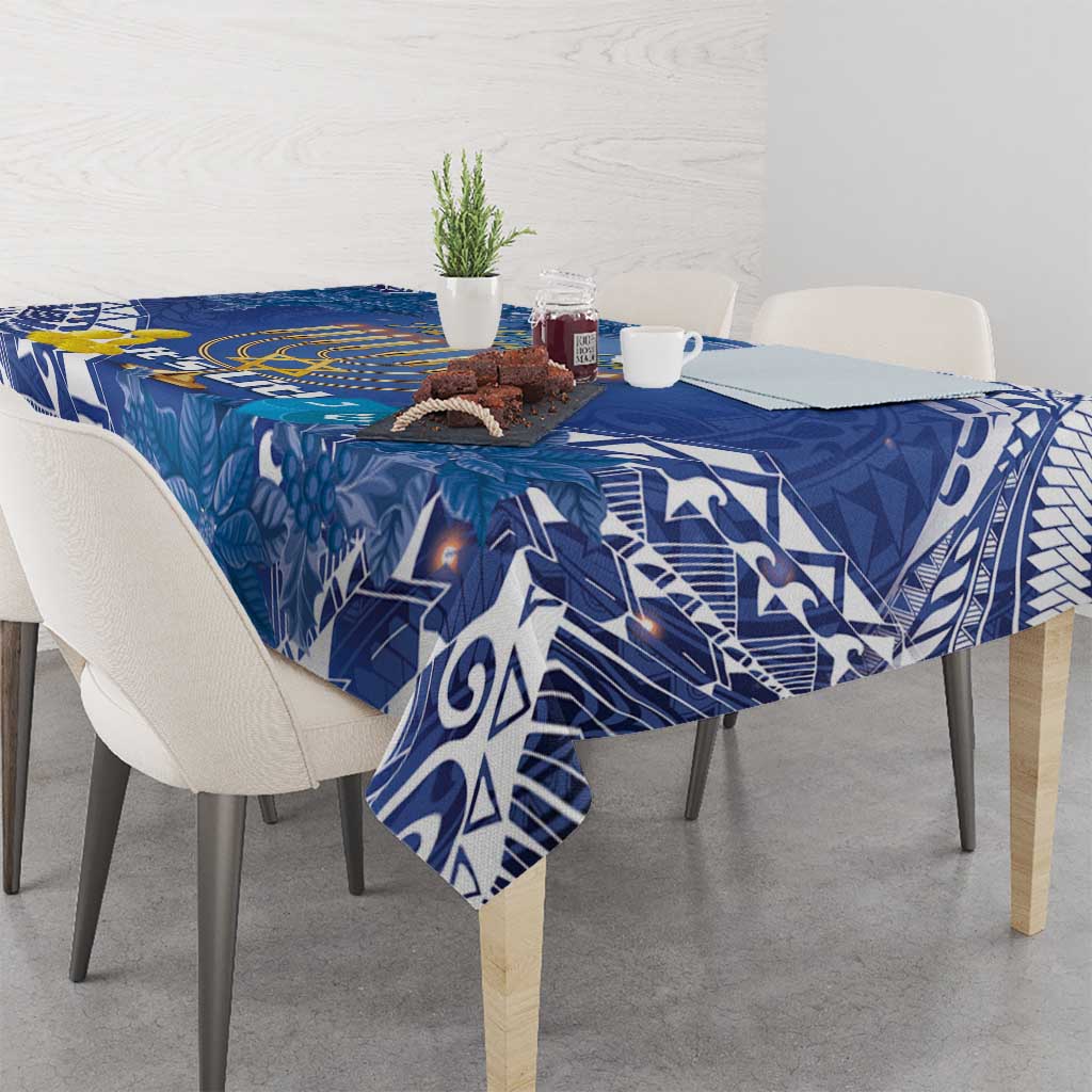 Hanukkah Jewish Festival Tablecloth It's Lit - Polynesian Pattern - Wonder Print Shop