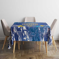 Hanukkah Jewish Festival Tablecloth It's Lit - Polynesian Pattern - Wonder Print Shop