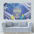 Hanukkah Jewish Festival Tapestry It's Lit - Polynesian Pattern - Wonder Print Shop