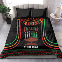 Personalized African-American Kwanzaa Bedding Set Kinara Candles African Pattern - Wonder Print Shop