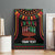 Personalized African-American Kwanzaa Canvas Wall Art Kinara Candles African Pattern - Wonder Print Shop